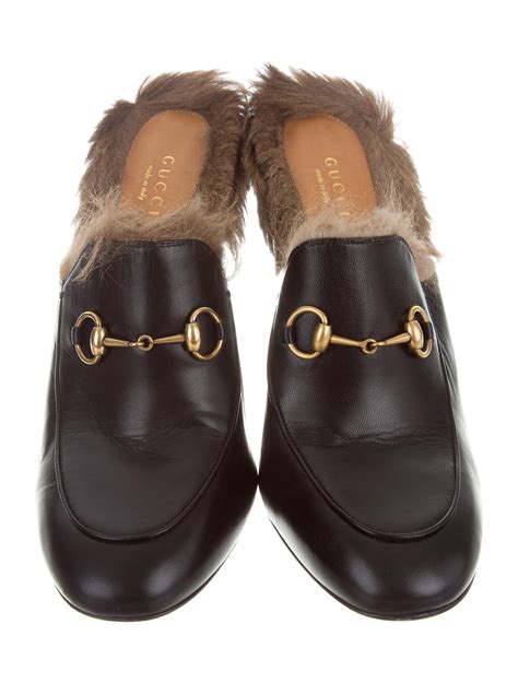 gucci princetown fur mule replica|gucci princetown mule loafer.